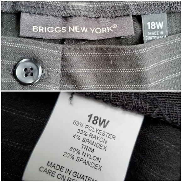 NWT- Briggs New York The Slimming Solution Pants - Picture 8 of 8